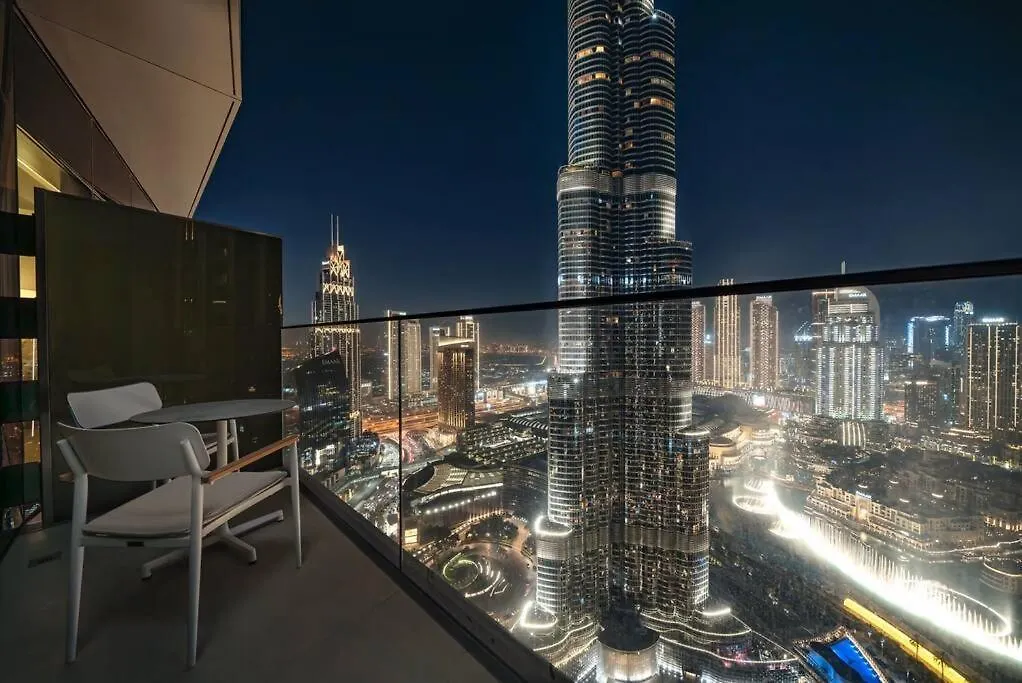 Address Emaar Flagship Burj Khalifa Fountain View Upscale Lägenhet Dubai